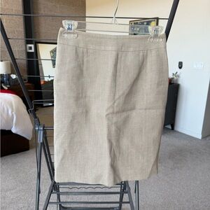 MaxMara Beige Olive Pencil Skirt